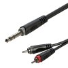 Roxtone SAYC110L6 Kabel audio Jack 6.3mm stereo / 2 x RCA 6m
